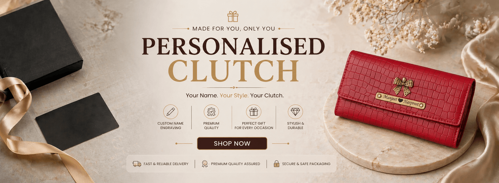 GiftwithLove combo personalised products banner